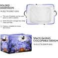 thumbnail image 2 of FREEAMG Halloween Pumpkins and Witch Storage Bin for Toy Storage Basket Dirty Clothes Sundries Office Home Closet Organizer Shelf Cube Box Waterproof Laundry Basket, 1 PCS, 2 of 7