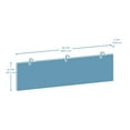 thumbnail image 5 of Worksense by Sauder Bergen Circle 72" Desk Modesty/Privacy Panel, Kiln Acacia Finish, 5 of 5