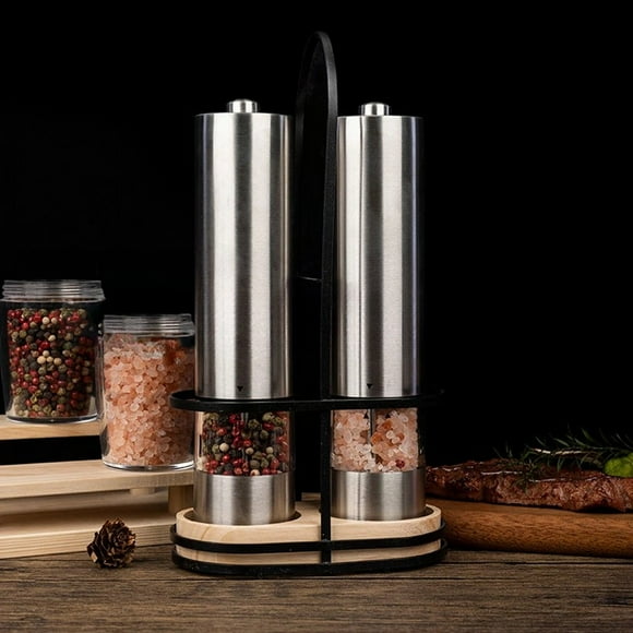 LSLJS Kitchenware Pepper Mill Pepper Mill Electric Pepper Mill Set Of Pepper Grinder Sturdy Body Adjustable Easy To Use Easy To Clean Pepper Mill