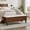 Walnut, variant on 50.8-inch Multi-Functional Storage Ottoman Bench-Solid Rubberwood Bed End Bench with Linen Seat, Storage Bench for Bedroom, Entryway Shoe Organizer for Bedroom, Living Room, Entryway, Closet, Beige