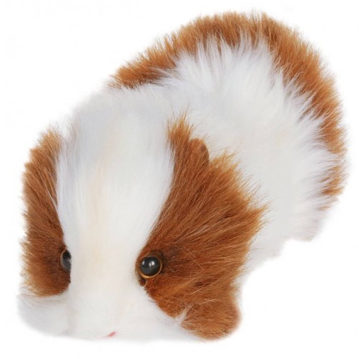 30cm brown & white 3245 Guinea Pig collectable soft toy by Hansa 