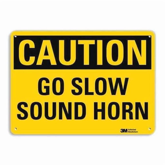 Lyle Caution Sign,10 inx14 in,Aluminum U4-1341-NA_14x10