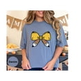 thumbnail image 5 of Adorable Coquette Pencil Bow T-Shirt | Trendy Graphic Tee for Teachers  Students, 5 of 10