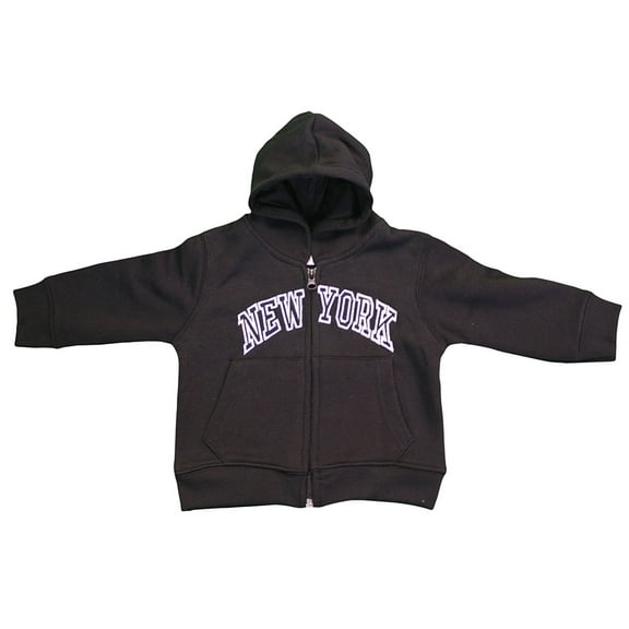 New York City Infant Baby Zippered Hoodie Sweatshirt Black 36 Months