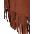 thumbnail image 5 of Aislor Girls Inspired Fringe Dress V Neck Long Sleeve Maiden Princess Dress Umber 16, 5 of 7