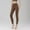 Coffee, variant on JUSLIO Womens Leggings Casual Comfortable Tights Yoga Pants Black L