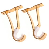 ORDDIART 2-Pack Curtain Rod Brackets for Drapery Rods 25-30mm Diameter, Heavy Duty Wall Mount Support Hardware