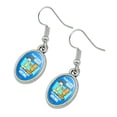 thumbnail image 2 of Garfield and Odie I'm Never Wrong Novelty Dangling Drop Oval Charm Earrings, 2 of 5
