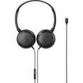 thumbnail image 3 of Audio Technica ATHS120CBK USB-C On-Ear Wired Headphones - Black, 3 of 4