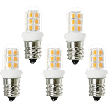 

E12 LED Bulbs - 2W Replacement for Himalayan Salt Lamps - Warm White (5-Pack)