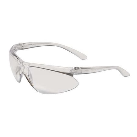A400, Safety Glasses, Anti-Fog, Clear Lens, Clear Frame, Half-Frame A400AF