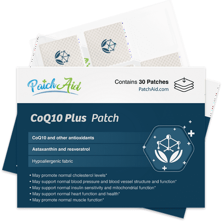 CoQ10 Plus Patch by PatchAid Size: 3-Month Supply