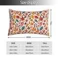 thumbnail image 2 of Kdxio Cotton Pillow Cases 16"x24" Pillowcases,Soft and Breathable Bedroom Pillow Cases-Colorful Maple Leaves-No Pillow Core, 2 of 5