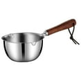 thumbnail image 3 of Cacerola para leche pequeña,Olla de acero inoxidable Cacerola para Olla para cocinar,Calentador para calentar Cacerola para derretir chocolate,Cacerolas con orificio, 3 of 8