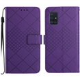 thumbnail image 2 of For Samsung A51 5G Wallet Case with RFID Blocking Card Slots Holder Premium PU Leather Magnetic Kickstand Shockproof Wrist Strap Removable Flip Protective Cover For Samsung Galaxy A51 5G, Purple, 2 of 9