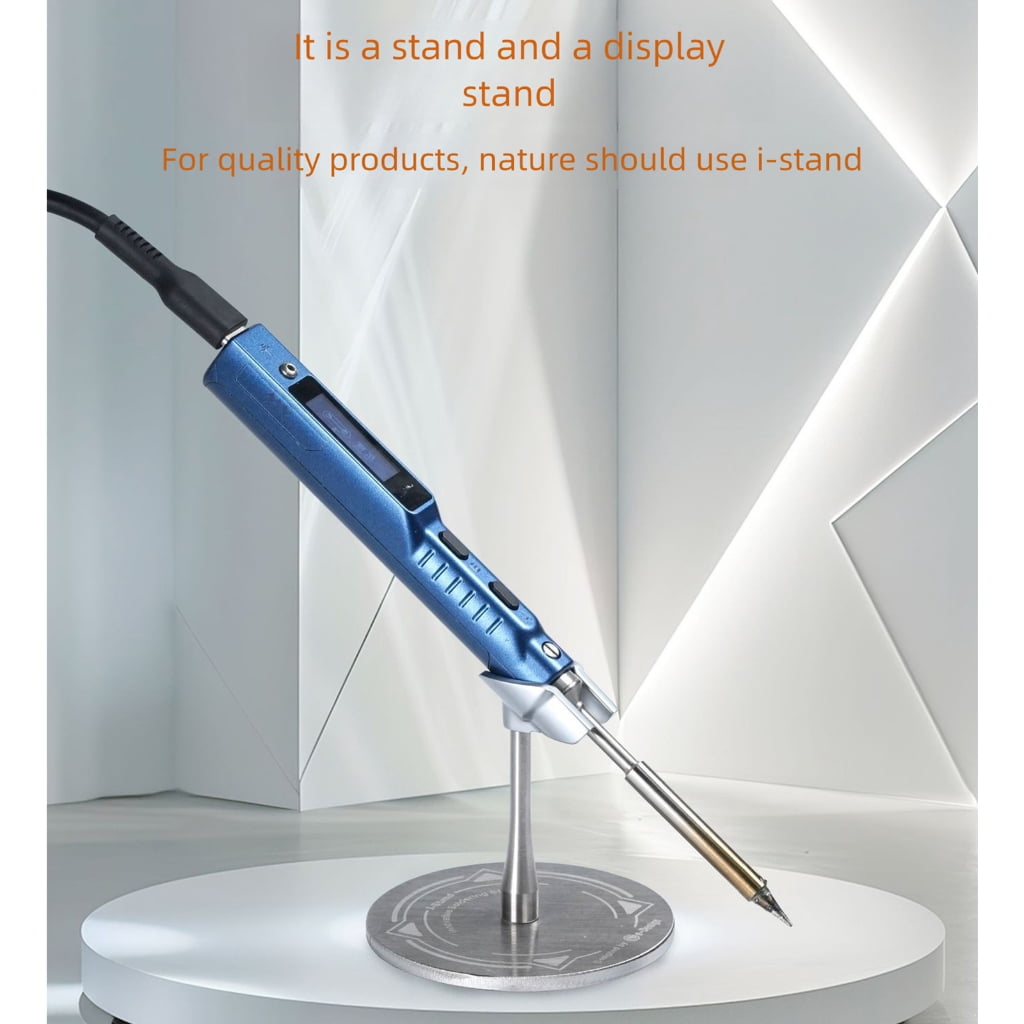 Heavy Duty Soldering Iron Stand With Slip Base Construction For Workshop And Outdoor Use