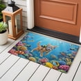 thumbnail image 4 of Bathroom Rugs 2x3 Ft, Ocean Diving Cat Non Slip Area Rugs for Kitchen Bedroom Entryway, Coastal Coral Fish Marine Life Washable Carpet Runner Rug Floor Mats for Bedroom Home Decor, 4 of 8
