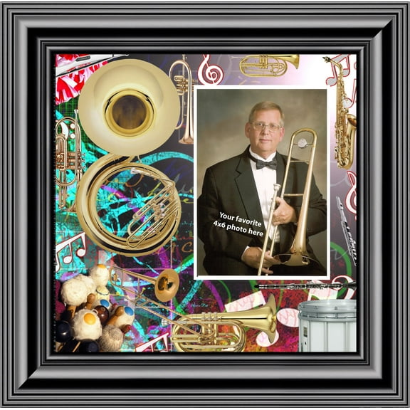 Band Director, Marching or Concert Band Personalized Picture Frame, 10X10 3526