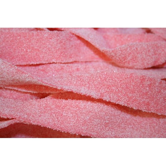 BAYSIDE CANDY SOUR POWER BELTS PINK LEMONADE, 1LB