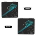 thumbnail image 2 of Qekee Geometry Dash Print Compact Makeup Mirror Folding Mini Pocket Mirror Portable Hand Mirror Double-Sided 2 x 1x Magnification for Woman Girls-Square, 2 of 9