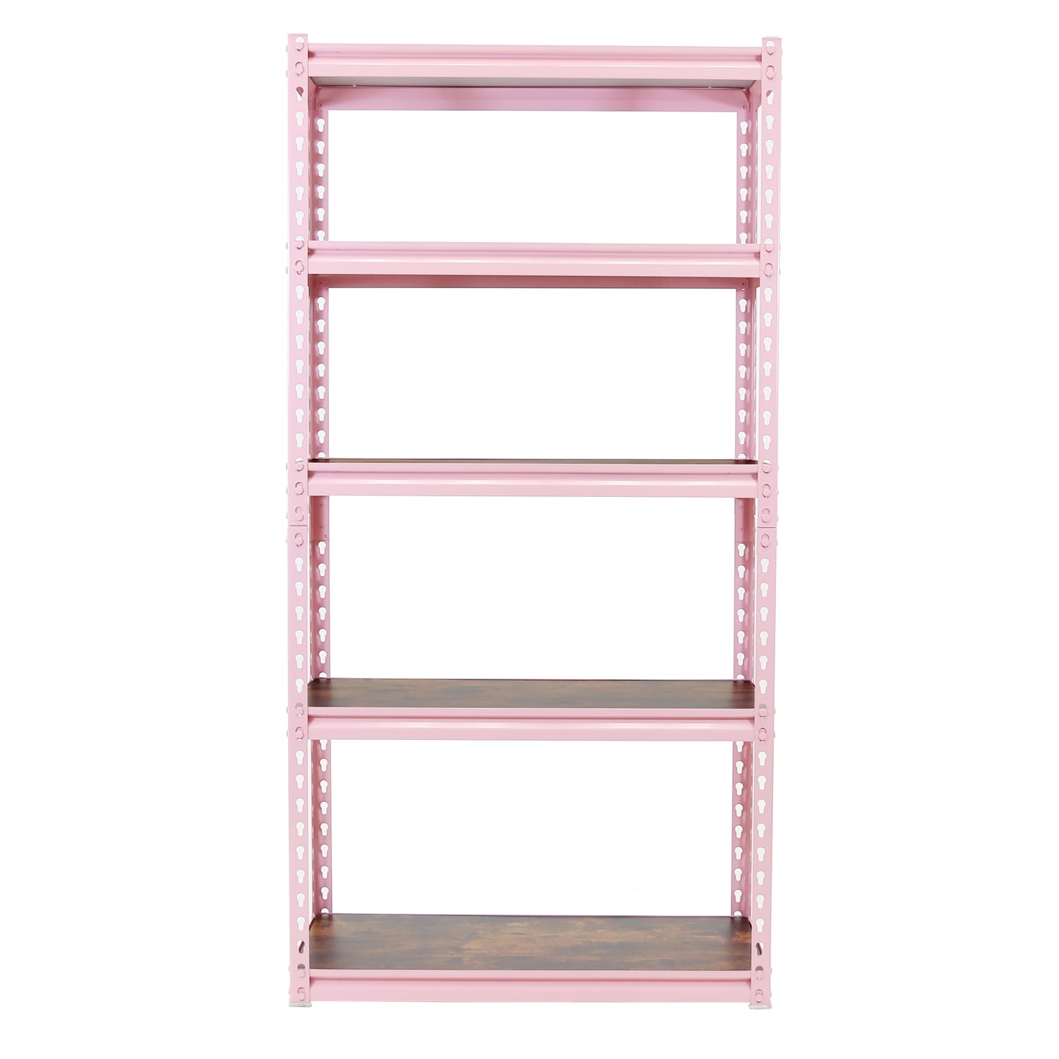 King's Rack Pink 5-Tier Metal Boltless Storage Shelving