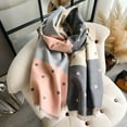 thumbnail image 5 of Yuanlong Winter Scarves Long Block Color Heart Print With Tassels Shawls Wraps Comfortable Neckwear Ladies Warm Scarfs, 5 of 5