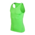 thumbnail image 4 of GuangCheng Men's Stringer Tank Tops Slim Fit Sleeveless Vest Gym Workout Bodybuilding Fitness Muscle T Shirts,Green,Size M, 4 of 9