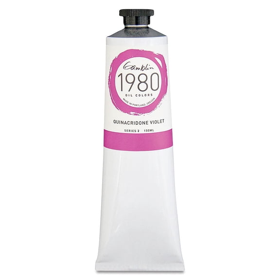 Gamblin 1980 Oil Color, 150ml, Quinacridone Violet