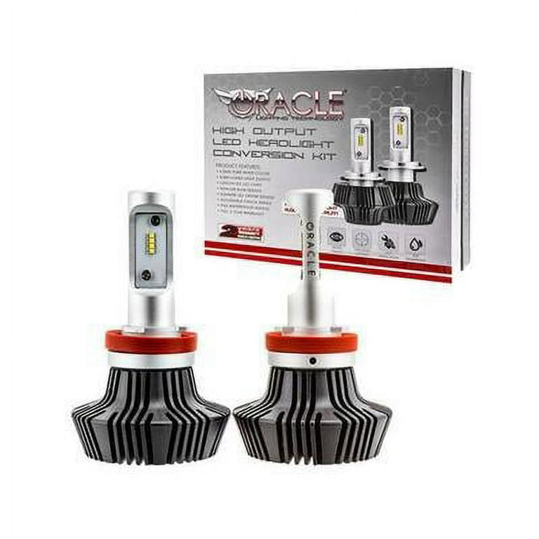 Low Beam - H1 LED Headlight Kit - 6000K 8000LM With Philips ZES Chips
