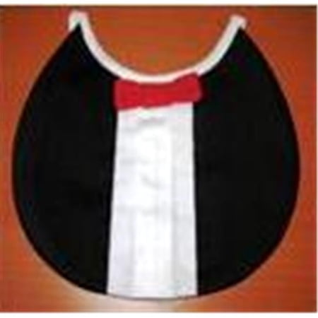 Tuxedo Round Baby Bib