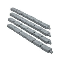 Fake Stone Landscape Edging 46.5x2.2in, Garden Lawn Border