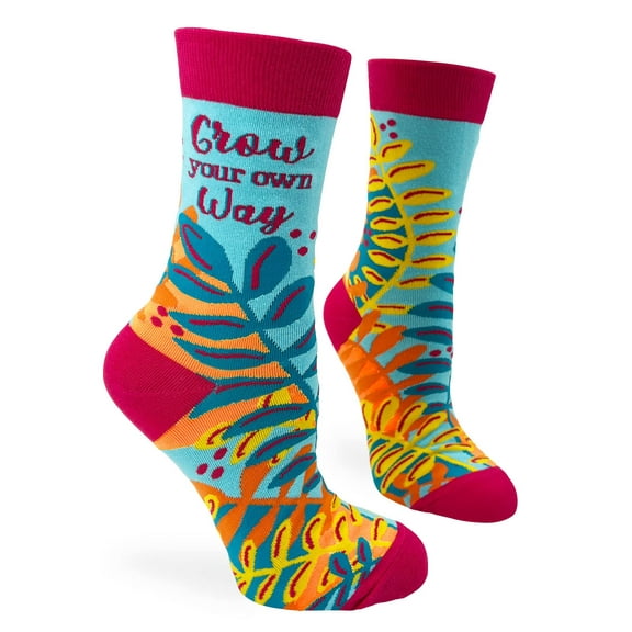 Fabdaz Grow Your Own Way Plant Socks for Women