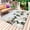 Light Blue White, variant on White Magnolia Outdoor Rug for Patio/Deck/Porch, Non-Slip Large Area Rug 6 x 9 Ft, Spring Floral Blossom Flowers Plants Light Blue Indoor Outdoor Rugs Washable Area Rugs, Camping Rug Carpet Runner