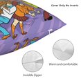 thumbnail image 5 of Shaggy Scooby Doo Throw Pillow Case Shell Soft Pillowcase Throw Covers For Couch Sofa Home Decoration, 5 of 9