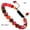 Red Agate, variant on Men Women Adjustable Hand Braided Natural Stone Healing Beads Bracelet-Garnet