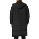 thumbnail image 3 of Abrigo acolchado con diseño de rombos INSPIRE CHIC para hombres, chaqueta de invierno con cremallera completa, capucha desmontable, larga y tipo puffer, tamaño S, color negro, 3 of 6
