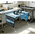 thumbnail image 4 of Breathable Mesh Pet Grooming Hammock, Detachable Stainless‑Steel Stand Work Table for Small‑Pet Trimming Care [Blue], 4 of 4