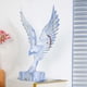 thumbnail image 3 of Estatua de águila de resina, escultura, figurita, sanía de escritorio, adorno, decoración creativa para estantería, sala de estar, Bar, 22cmx33cm Baoblaze Estatuas de águila, 3 of 8
