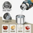 thumbnail image 3 of 20 Oz Pioneer Flower Coffee Tumbler Double Wall Insulated Stainless Steel Water Bottle | Metal Reusable Thermoses Flask with Cup Cap | Leak & Sweat Proof with Anti-Dust Lid, 3 of 7
