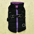 thumbnail image 4 of Pet Printed Cold Weather Coat Harness Pet Winter Warm 2 In 1 Outfit Padded Jacket For Small Puppy Dogs, 4 of 8