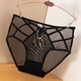 thumbnail image 5 of Ropa interior Sexy para mujer, lencería transparente de tentación, calzoncillos ahuecados para niña, calzoncillos de encaje de hilo de red, 5 of 5