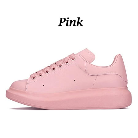 

Fashion Men Designer Woman Leather Lace Up Platform Oversized Sole Sneakers White Black mens womens Luxury velvet suede Casual Shoes Chaussures Espadrilles 35-44