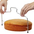 thumbnail image 2 of Máquina niveladora y rebanadora de pasteles ajustable de 2 capas de acero inoxidable, 2 of 4