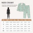 thumbnail image 4 of Fotbe Cute Honeybees Pattern Long Sleeve Pajama Set for Women,Sleepwear Set,2-piece Loungewear Set,Soft PJs Comfy Nightwear with Pockets -XX-Large, 4 of 7