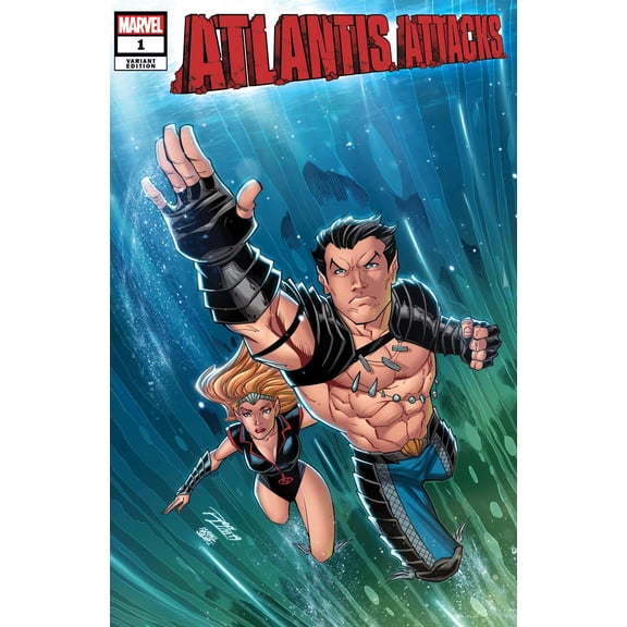 Collectible Atlantis Attacks #1 (Ron Lim Var) Marvel Comics Comic Book