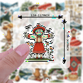 thumbnail image 4 of Vintage Stickers Nature Scenery Stickers Food Stickers Culture Stickers for Suitcase Fridge Guitar Car, 4 of 9