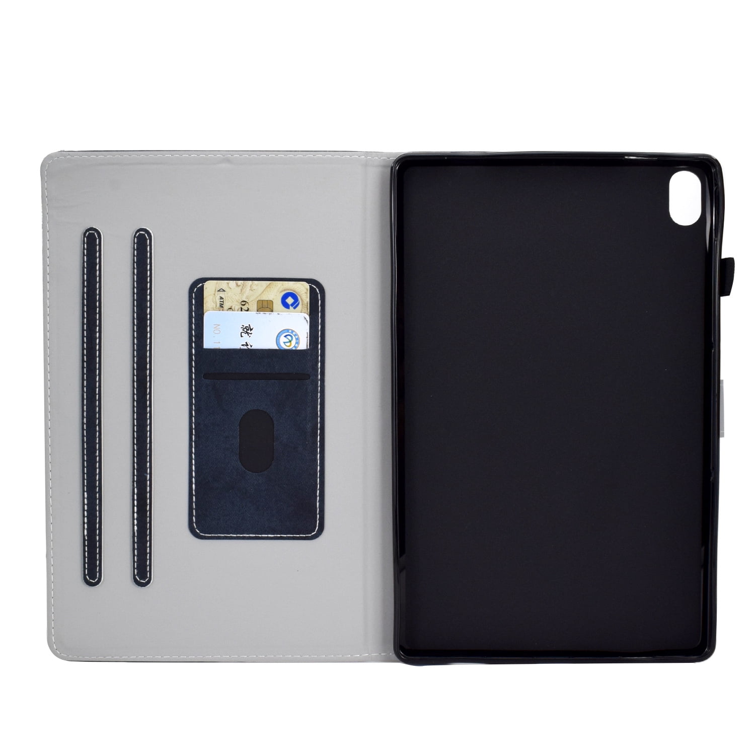 Dteck for New iPad 10th Generation Case 10.9 Inch 2022, Premium Leather Business Folio Stand Cover with Built-in Apple Pencil Holder - Auto Wake/Sleep and Multiple Viewing Angles, Darkblue