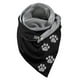 thumbnail image 3 of Bufandas Bufanda Casual Estilo retro para la cabeza Impresión Pañuelo Pata de gato Zulema Mujeres bufandas, 3 of 8