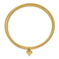 thumbnail image 2 of 14K Yellow Gold bracelet Bangle 1 mm Slip On 7 Bangles, 2 of 3