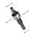 thumbnail image 3 of Uxcell 18.5mm HSS Hole Saw Drill Bit Opener for Stainless Steel Alloy Metal 2 Pack, 3 of 5